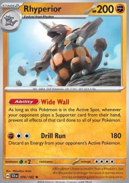 SCR 076/142 Rhyperior Holo