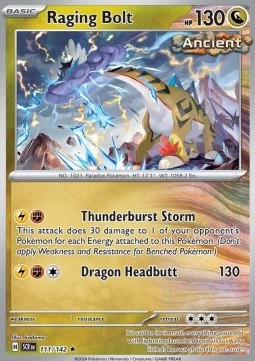 SCR 111/142 Raging Bolt Holo