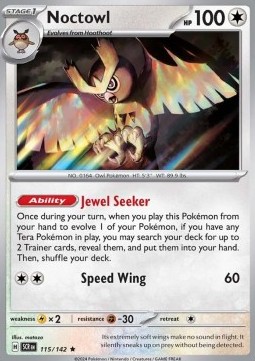 SCR 115/142 Noctowl Holo