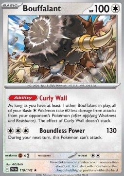 SCR 119/142 Bouffalant Holo