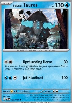 SSP 039/191 Paldean Tauros