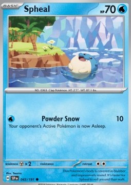 SSP 043/191 Spheal Reverse Holo