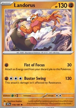 SSP 110/191 Landorus Holo