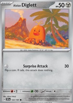 SSP 122/191 Alolan Diglett