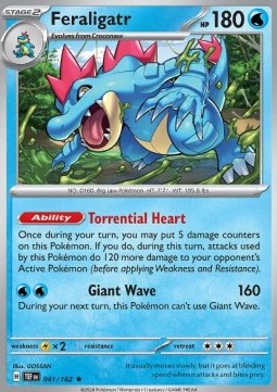 TEF 041/162 Feraligatr Holo