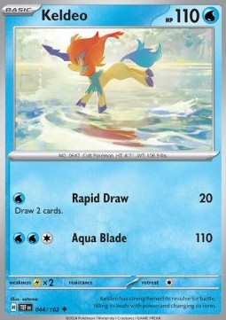 TEF 044/162 Keldeo Reverse Holo