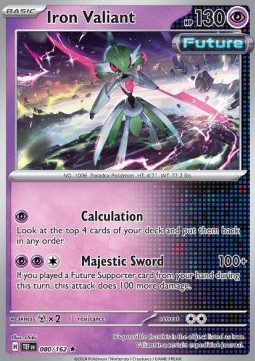 TEF 080/162 Iron Valiant Holo