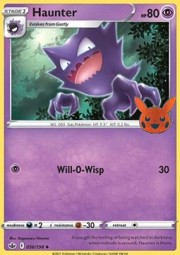 BOO 056/198 Haunter Halloween Stamp