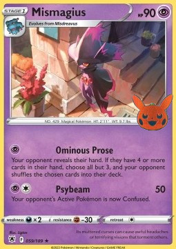 BOO 059/189 Mismagius Holo Halloween Stamp