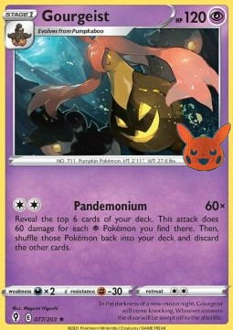 BOO 077/203 Gourgeist Holo Halloween Stamp