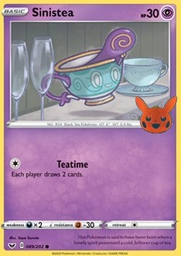 BOO23 089/202 Sinistea Halloween Stamp