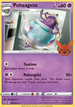 BOO23 090/202 Polteageist Halloween Stamp