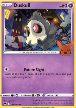 BOO23 069/185 Duskull Halloween Stamp