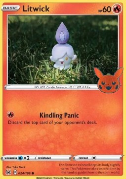BOO23 024/196 Litwick Halloween Stamp