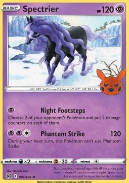 BOO23 081/196 Spectrier Holo Halloween Stamp