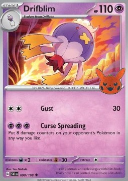 BOO23 090/198 Drifblim Halloween Stamp