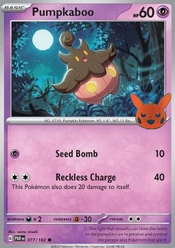 BOO24 077/182 Pumpkaboo Halloween Stamp