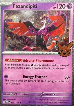 BOO24 096/167 Fezandipiti Holo Halloween Stamp