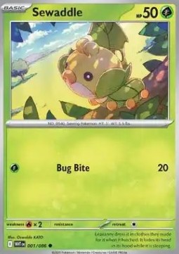 WHT 001/086 Sewaddle