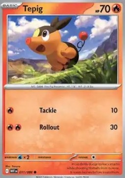 WHT 011/086 Tepig